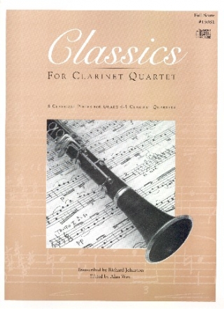 Classics for 4 clarinets score and parts