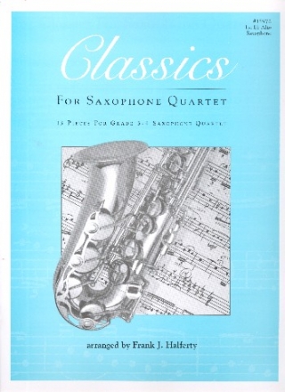 Classics for 4 saxophones (AATBar) Alto Saxophone 1