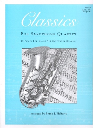 Classics for 4 saxophones (AATBar) Alto Saxophone 2