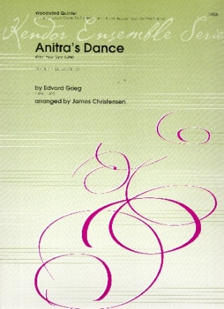 Anitra's Dance for flute, oboe, clarinet, horn and bassoon (bass clarinet ad lib) score and parts