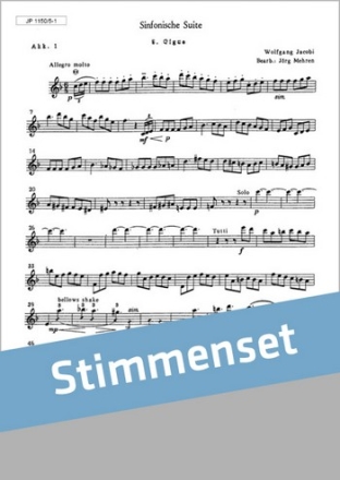 Sinfonische Suite 5. Satz fr Akkordeonorchester  Stimmenset