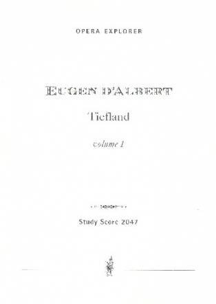 Tiefland (3 Bnde) Oper Partitur und Libretto