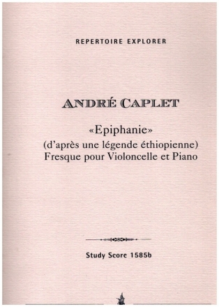 Epiphanie' (d'aprs une lgende thiopienne) Fresque pour violoncelle et piano partition et parties