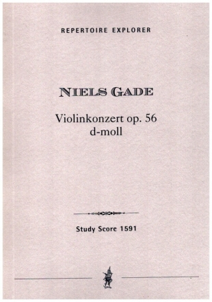 Violinkonzert op.56 d-Moll fr Violine und Orchester Studienpartitur