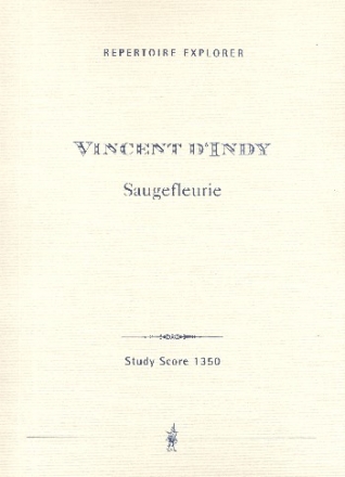 Saugefleurie op.21 fr Orchester Studienpartitur