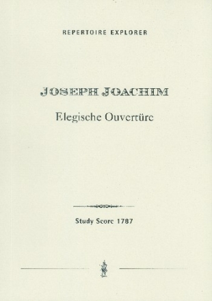 Elegiac Ouverture op.13 fr Orchester Studienpartitur