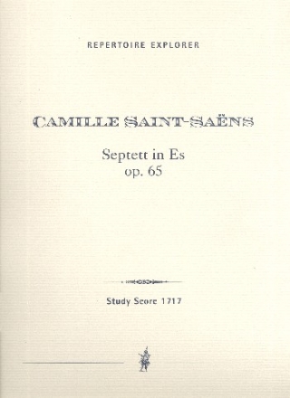 Septett Es-Dur op.65 fr Trompete, Streichquartett, Kontrabass und Klavier Partitur und Stimmen