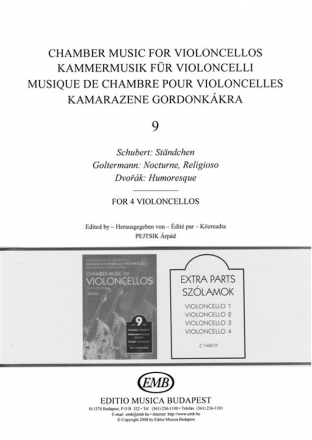 Chamber Music for Violoncellos V9 Violoncello (Stimmen-Set)