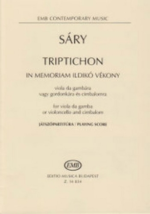 Laszlo Sary Triptichon - in Memoriam Ildiko Vkony Mixed Chamber Duo