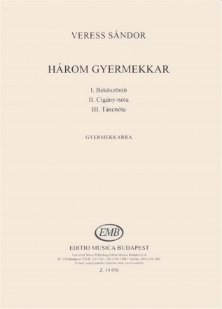 Sndor Veress Hrom Gyermekkar Children's Choir (Stimme)