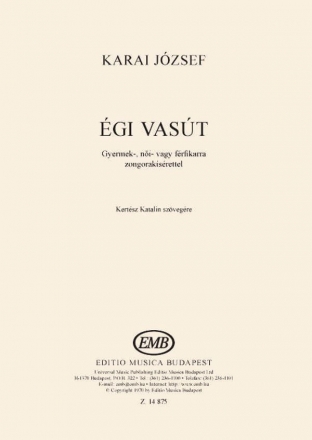 Jzsef Karai gi Vast Upper Voices and Accompaniment (Stimme)