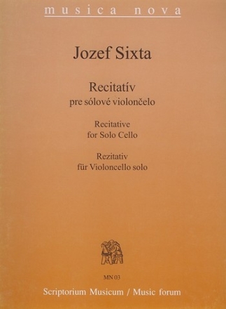 Jozef Sixta Rezitativ Violoncello