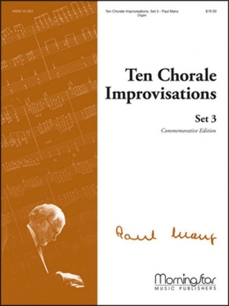 10 Chorale Improvisations Set 3 for organ