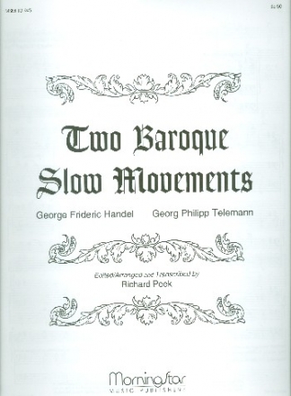 2 baroqque slow Movements for organ