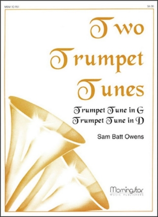 Sam Batt Owens Two Trumpet Tunes Organ