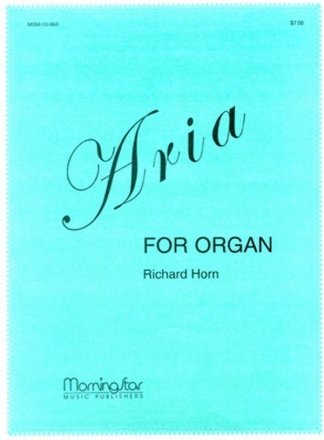 Richard Horn Aria for Organ Organ