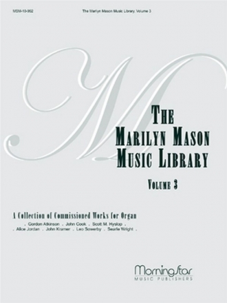 Marilyn Mason The Marilyn Mason Music Library, Volume 3 Organ