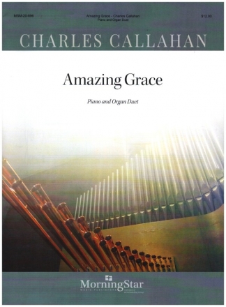 Amazing Grace for piano and organ score