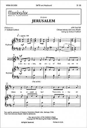 Gerhard Cartford Jerusalem SATB and Organ