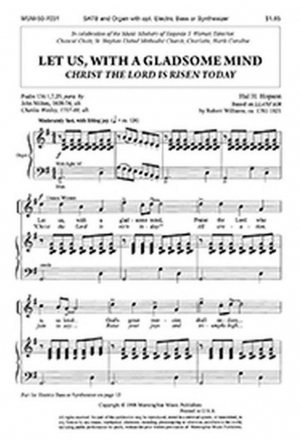 Hal H. Hopson Christ the Lord Is Risen Today Let Us SATB, Organ, opt. Electric Bass or Synthesizer