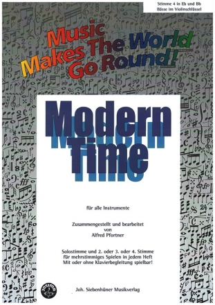 Modern Time fr alle Instrumente Bsse in B und Es (Violinschlssel) (4. Stimme)