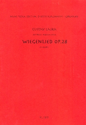 Wiegenlied op.28 fr Kontrabass und Klavier