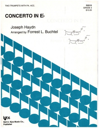 Concerto In Es for 2 trumpets and piano parts