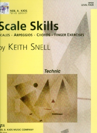 Scale Skills Level 4 - Technic for piano Stufe 4