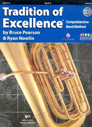 Tradition of Excellence vol.2 (+DVD) for concert band tuba in Bb treble clef