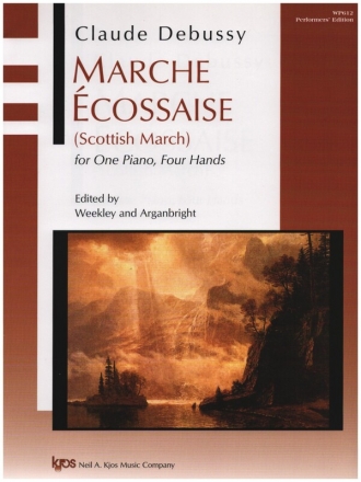 Marche cossaise (Scottish March) for 1 piano for 4 hands score