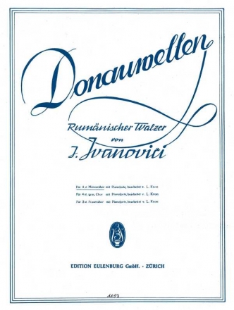 Donnauwellen fr Mnnerchor und Klavier Partitur