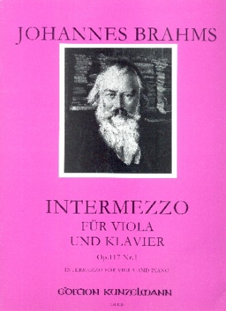 Intermezzo op.117,1 fr Viola und Klavier