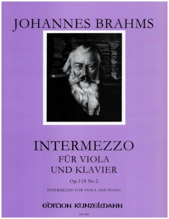 Intermezzo op.118,2 fr Viola und Klavier