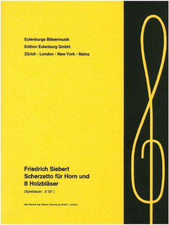 Laudate pueri Psalm 112 fr Horn und 8 Holzblser (Horn/Blser-Ensemble) Partitur/Stimme(n)