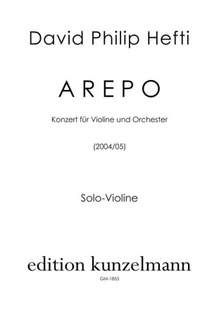 Arepo fr Violine und Orchester Violine solo