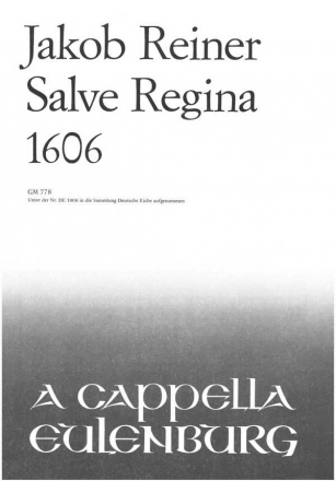 Salve regina  6 fr gem Chor Chorpartitur