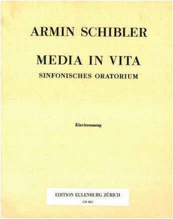 Media in vita op.48 fr Soli, gem Chor und Klavier Partitur