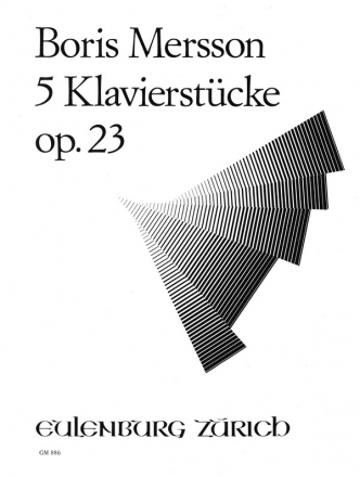 5 Klavierstcke op.23 fr Klavier