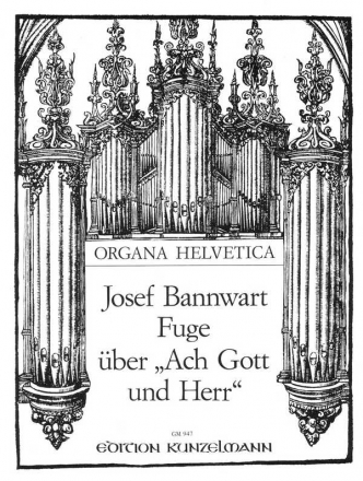 Fuge ber Ach Gott und Herr fr Orgel