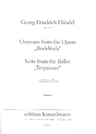 Ouvertre aus der Oper Rodelinda und Suite aus dem Ballett Terpsichore fr Kammerorchester Cembalo