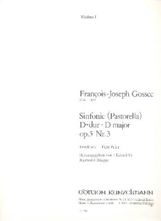 Sinfonie D-Dur op.5,3 fr Orchester Violine 1