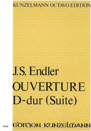 Ouverture D-Dur fr Violine und Orchester Partitur