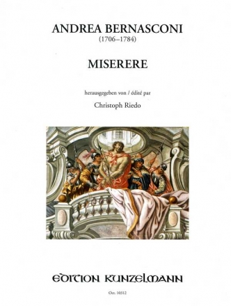 Miserere fr gem Chor und Streichorchester Partitur