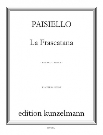 La Frascatana fr Soli und Klavier Klavierauszug