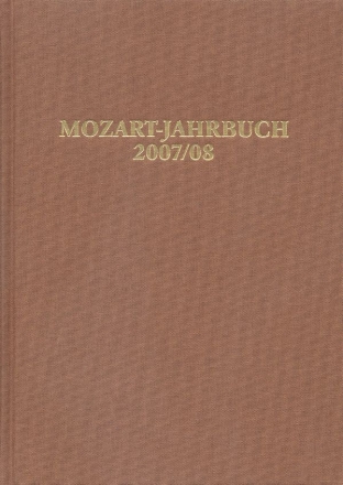 Mozart-Jahrbuch 2007/08  Buch