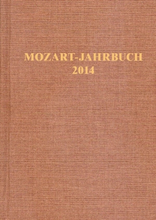 Mozart-Jahrbuch 2014  Buch