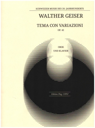 Tema con Variazioni op.42 fr Oboe und Klavier