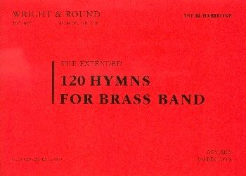 120 Hymns (extended 3rd edition) for brass band baritone 1 in Bb in treble clef