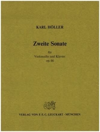 Zweite Sonate op.66 fr Violoncello und Klavier