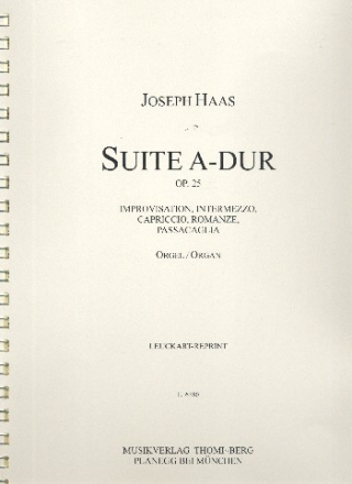 Suite A-Dur op.25 fr Orgel